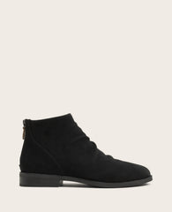 GENTLE SOULS - Emma Suede Zip Bootie Black