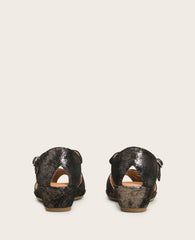 GENTLE SOULS - Lily Moon Ankle Strap Sandal Graphite