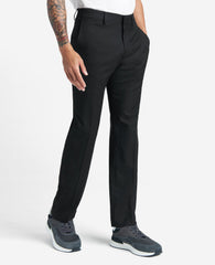 Slim-Fit Stretch Twill Dress Pant Black