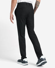 Slim-Fit Stretch Twill Dress Pant Black
