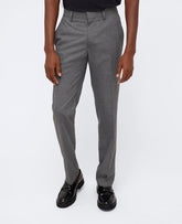 Slim-Fit Stretch Twill Dress Pant Med. Grey