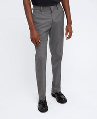 Slim-Fit Stretch Twill Dress Pant Med. Grey