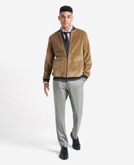 Slim-Fit Stretch Twill Dress Pant Lt. Grey