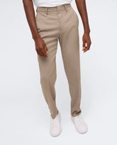 Slim-Fit Stretch Twill Dress Pant Oatmeal