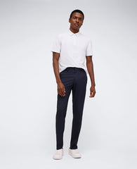 Slim-Fit Stretch Twill Dress Pant Dark Navy