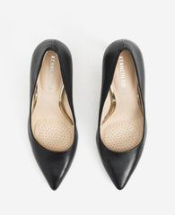 Riley 85 Leather Heel with Rebound Black