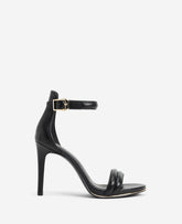 Brooke Ankle Strap Heeled Sandal Black