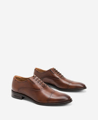 Tully Cap Toe Oxford Cognac