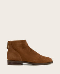 GENTLE SOULS - Emma Suede Zip Bootie Luggage