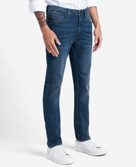 Slim-Fit Recycled Stretch Denim Jean Leroy - Medium Blue