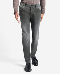 Slim-Fit Recycled Stretch Denim Jean Laight - Medium Grey