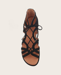 GENTLE SOULS - Break My Heart Gladiator Sandal Black