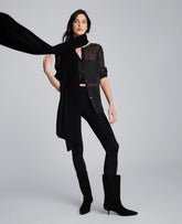 Site Exclusive! Pure Cashmere Multi-Wear Wrap Black
