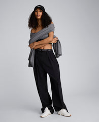 Site Exclusive! Pure Cashmere Multi-Wear Wrap Dark Grey