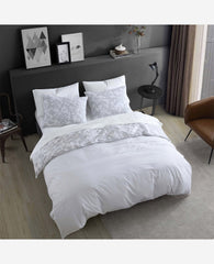 Merrion Grey Duvet Cover Set Open Lt Pastel Grey