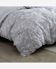 Merrion Grey Duvet Cover Set Open Lt Pastel Grey