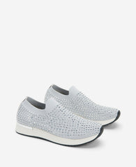 REACTION- The Cameron Jewel Jogger Slip-On Sneaker Grey