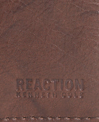 Crunch Leather Slimfold Wallet Brown