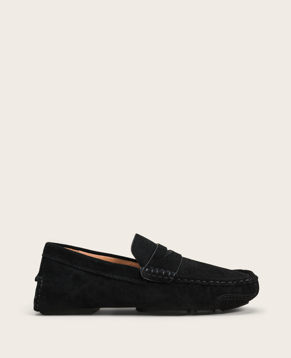GENTLE SOULS - Mateo Driver Penny Loafer Black