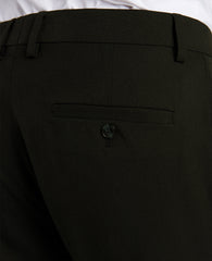 Modern-Fit Micro Check Stretch Trouser Black