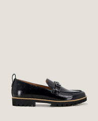 GENTLE SOULS - Eugene Leather Lug Bit Loafer Black