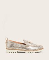 GENTLE SOULS - Eugene Leather Lug Bit Loafer Snake