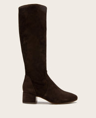 GENTLE SOULS - Ella Stretch Boot Chocolate Suede