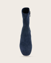 GENTLE SOULS - Ella Micro Suede Stretch Bootie Navy