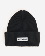 Site Exclusive! F Normal Beanie Black