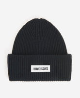 Site Exclusive! I Have Issues Beanie Black