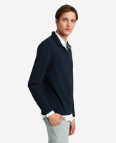 Kenneth Cole Sport Quarter-Zip Knit Pullover Navy