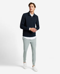 Kenneth Cole Sport Quarter-Zip Knit Pullover Navy