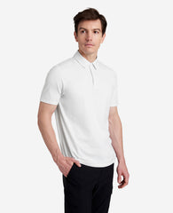 Performance Button Polo White