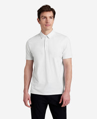 Performance Button Polo White