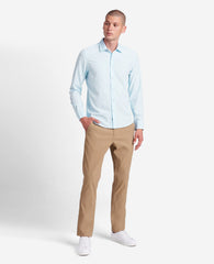 Performance Slim Fit Button Down Shirt Light Blue
