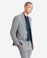 Kenneth Cole Reaction Slim-Fit Stretch Suit Separate Jacket Light Grey