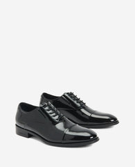 Site Exclusive! Tully Patent Leather Cap Toe Black
