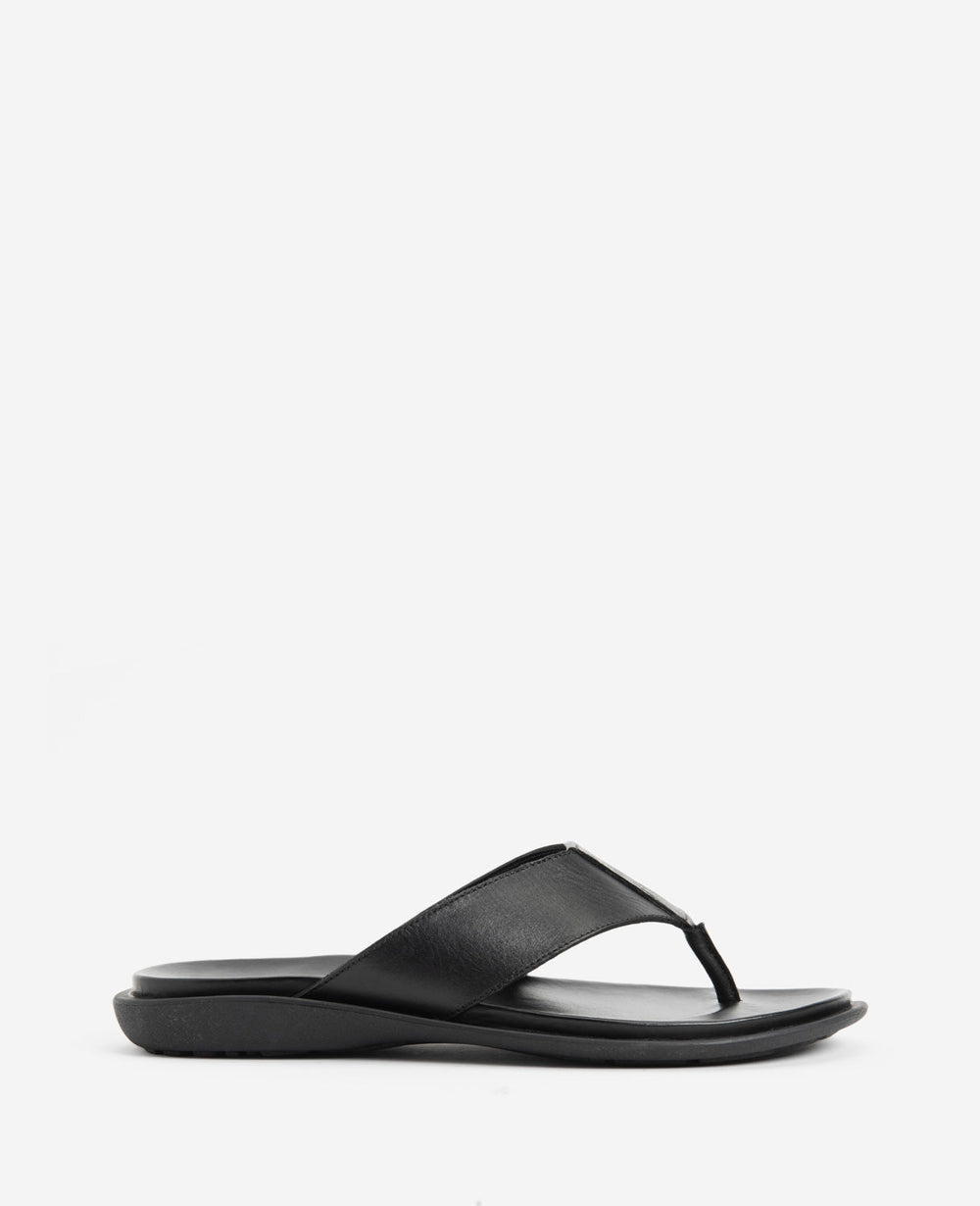 Sand Leather Thong Sandal Black