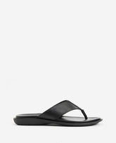 Sand Leather Thong Sandal Black