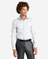 Slim Fit Sustainable Stretch Collar Solid Dress Shirt with TEK FIT Anchor