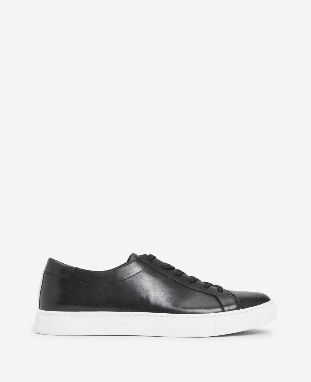 Site Exclusive! Men's Kam Leather Sneaker Black