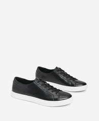 Site Exclusive! Men's Kam Leather Sneaker Black