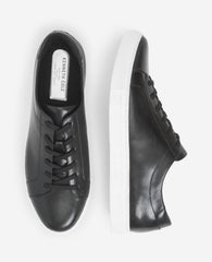 Site Exclusive! Men's Kam Leather Sneaker Black
