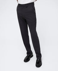 Slim-Fit Tic Weave Dress Pant Charcoal