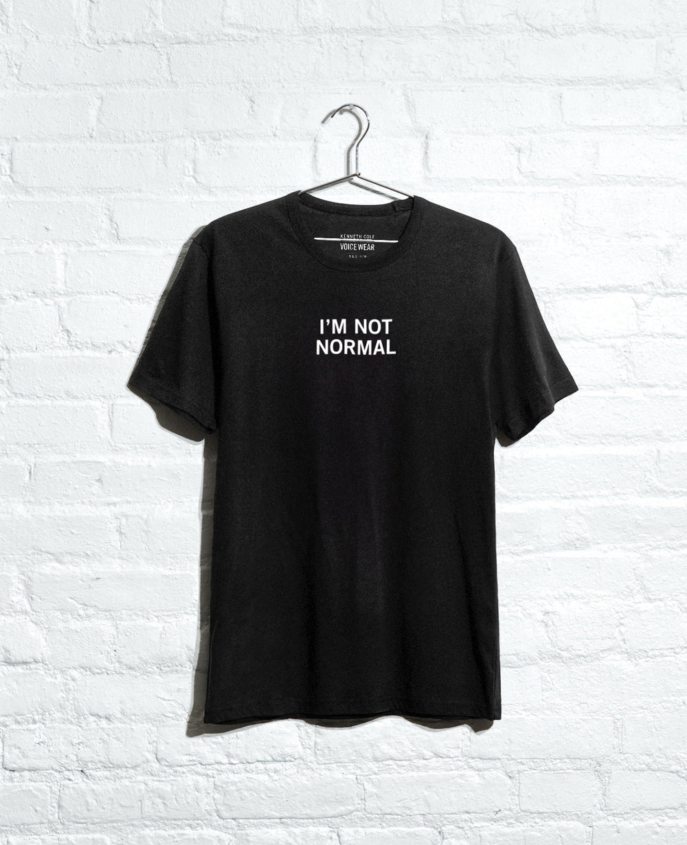Site Exclusive! I'm Not Normal T-Shirt Black