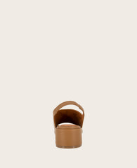 GENTLE SOULS - Penny Block Heel Slingback Sandal Camel
