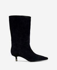 Meryl Suede Bootie Black Suede