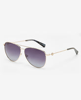 Pilot Titanium Aviator Sunglasses Gold