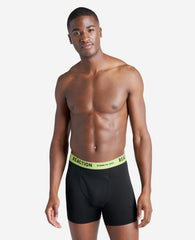 Organic Cotton Stretch Boxer Briefs 3-Pack Black/Popwb