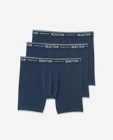 Organic Cotton Stretch Boxer Briefs 3-Pack Navy